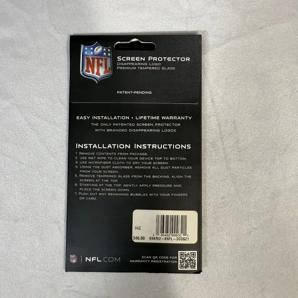NFL Logo Screen Protector Premium Glass Dallas Cowboys iPhone 12 Pro NEW‎